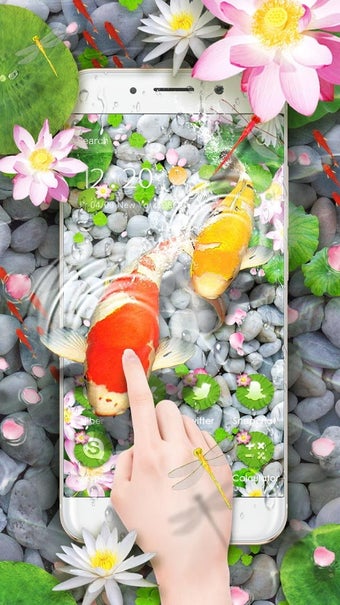 Imagen 3 para Lively Koi Fish 3D Theme
