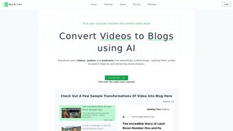 Image 0 for BlogMyVideo