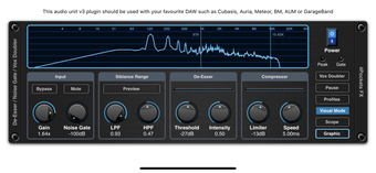 Imagen 0 para De-Esser AUv3 Audio Plugi…