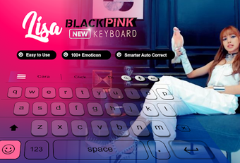 Image 1 for Lisa Blackpink Theme Keyb…