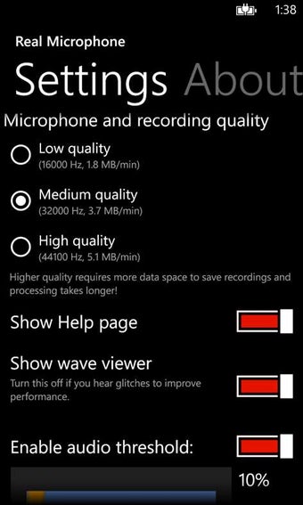 Imagen 1 para Real Microphone Pro for W…