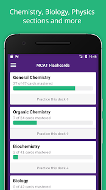 Image 2 for MCAT Prep: MCAT Flashcard…