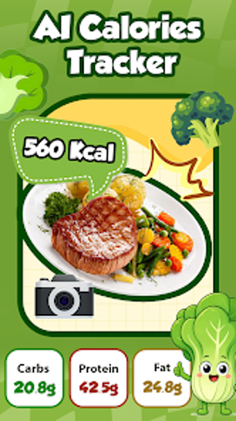 Imagen 0 para Kcal: AI Food Calorie Cou…