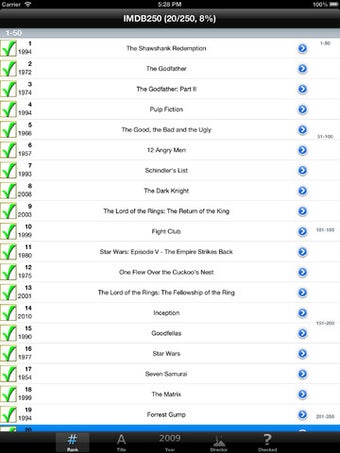Image 0 for Greatest Movies Checklist