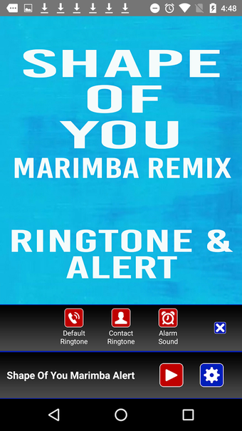 Imagen 0 para Shape of You Marimba Ring…