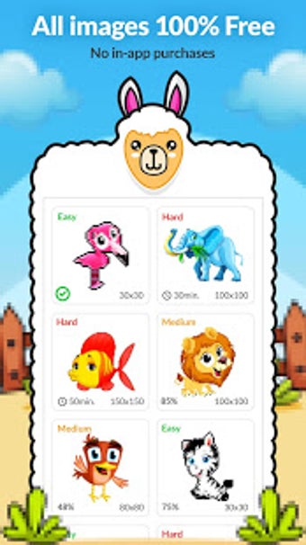 Image 1 for Animal Color by Number Co…
