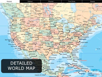 Image 0 for World Map for iPad