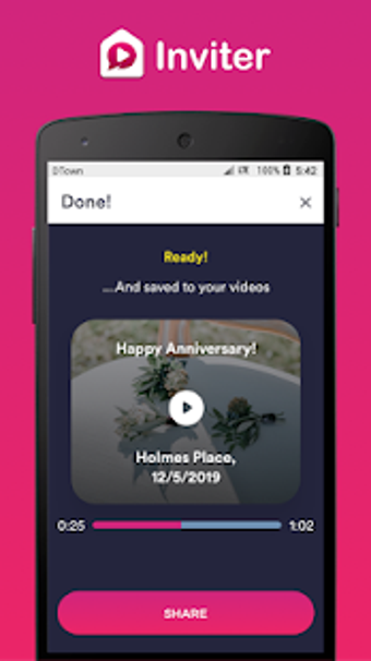 Imagen 2 para Video Invitation Maker by…