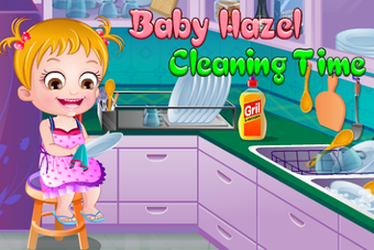 Image 2 for Baby Hazel Cleaning Time