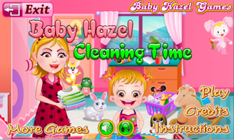 Image 1 for Baby Hazel Cleaning Time