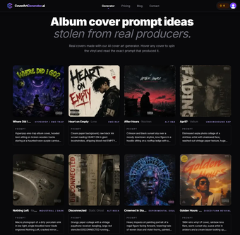 Imagen 0 para CoverArtGenerator.AI