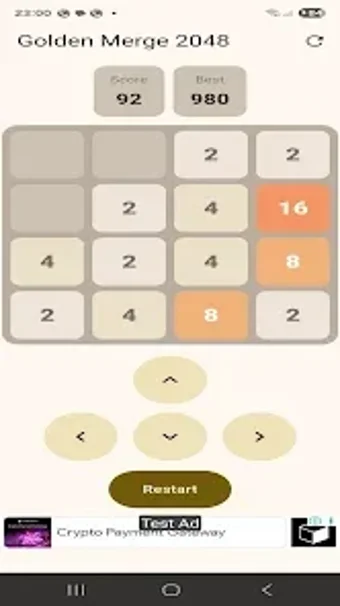 Image 0 for Golden Merge 2048