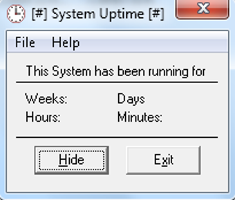 Image 0 for System Uptime