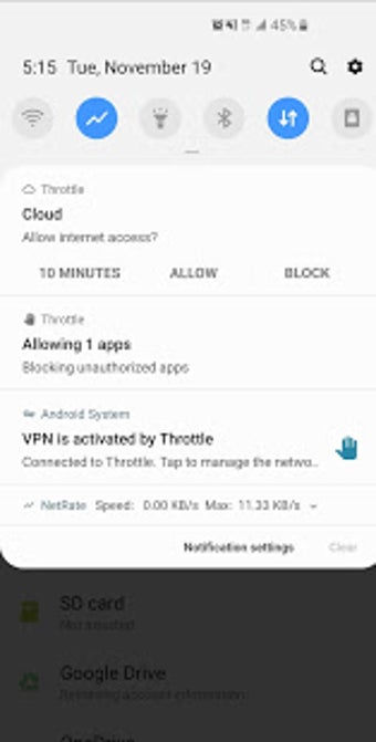 Image 0 for Throttle :  Lite firewall