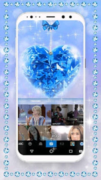 Image 0 for Blue Diamond Keyboard The…