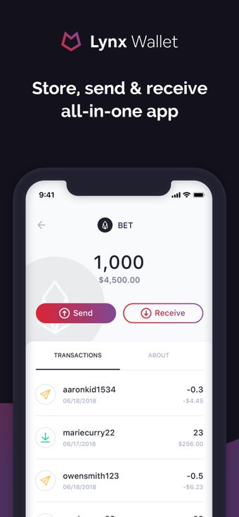 Image 2 for Lynx Wallet