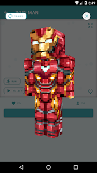 Image 1 for HD Skins for Minecraft PE…