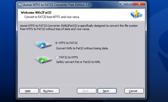 Image 0 for Aomei NTFS to FAT32 Conve…