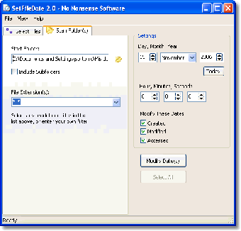 Image 0 for SetFileDate