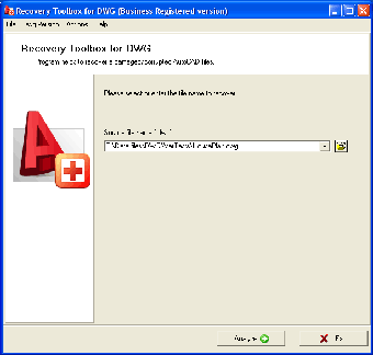 Image 0 for Recovery Toolbox for DWG