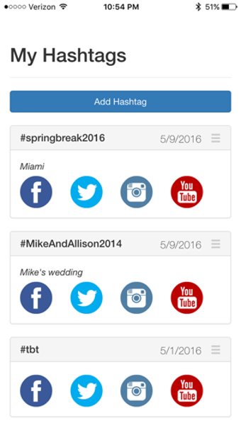 Image 1 for Hashtag Saver