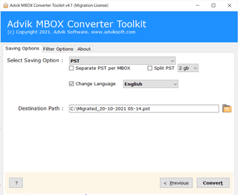 Image 0 for Advik MBOX Converter Tool…