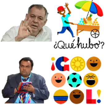 Image 0 for Stickers colombianos para…