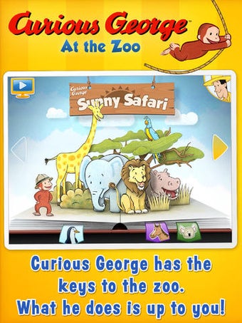 Image 0 for Curious George at the Zoo…