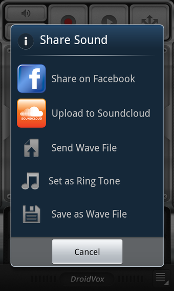 Imagen 1 para DroidVox - Voice Changer