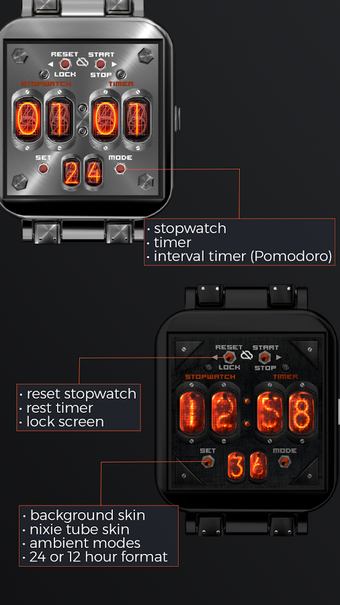 Imagen 2 para Nixie NXT1 Watch face