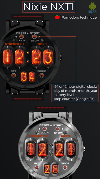 Imagen 3 para Nixie NXT1 Watch face