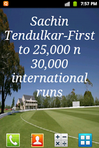 Image 2 for Sachin Facts Live Wallpap…