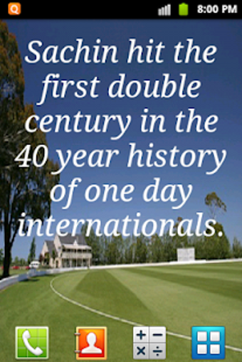Image 1 for Sachin Facts Live Wallpap…