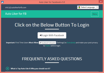 Image 0 for Auto Liker for Facebook