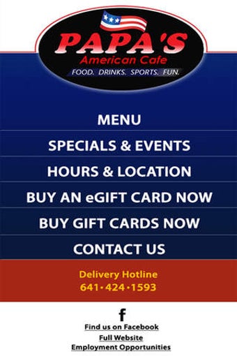 Image 0 for Papas American Cafe