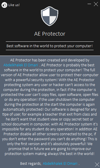Imagen 1 para AE Protector