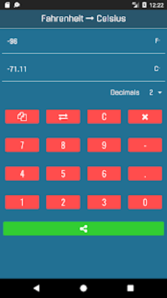 Image 0 for Fahrenheit to Celsius Con…