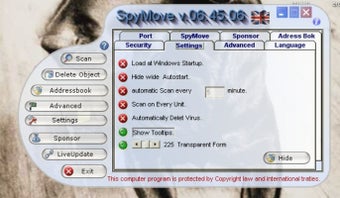 Image 0 for SpyMove AntiVirus Program