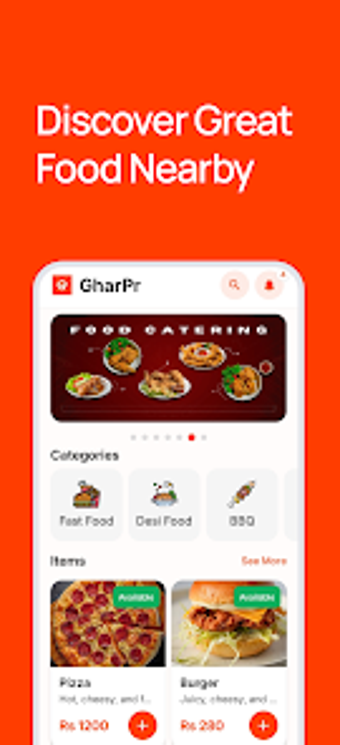 Imagen 0 para GharPr  Food Delivery