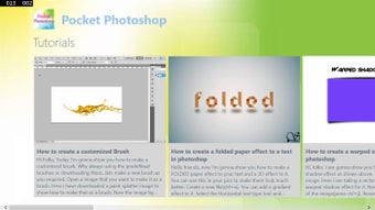 Imagen 0 para Pocket Photoshop for Wind…
