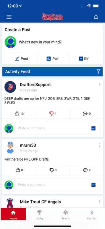 Image 0 for Drafters Fantasy Sports