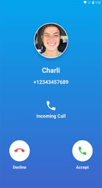 Image 1 for Charli D'amelio Call Fake