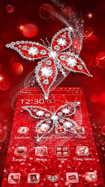 Image 0 for Red Diamond Butterfly The…