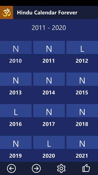 Imagen 1 para Hindu Calendar Forever fo…
