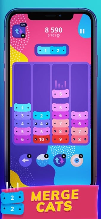 Image 3 for CATRIS - Merge Cat Game