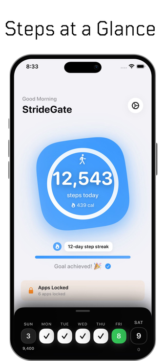 Imagen 0 para StrideGate - Walk to Unlo…