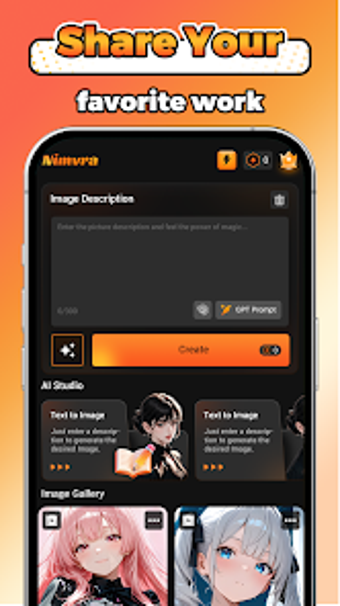 Image 0 for Nimvra: AI Art Creator
