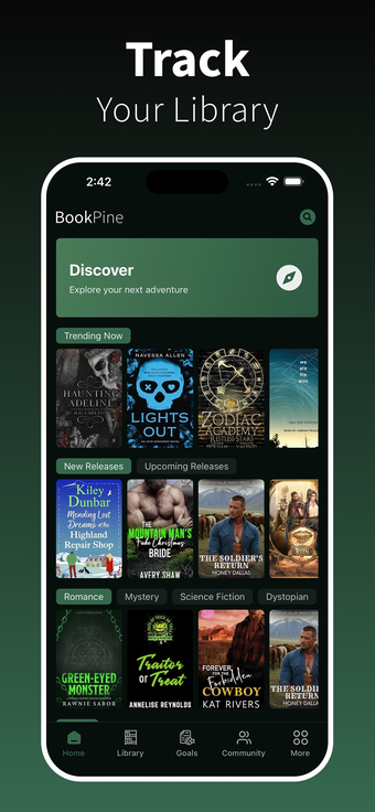 Image 0 for BookPine: Book Tracker Jo…