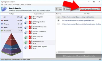Imagen 2 para Duplicate Sweeper
