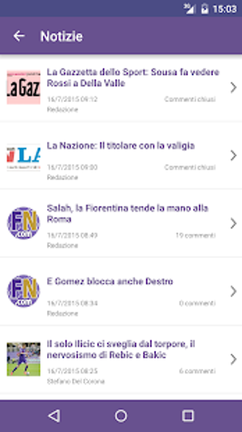 Image 1 for Fiorentinanews